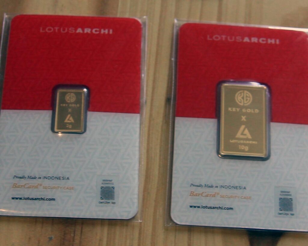 Dimoment seminar dilakukan Launching Produk Baru Keygold Lotus archi, kerjasama PT. KGI & PT. KSI dengan Lotus Archi