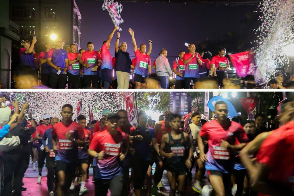 Wali Kota Bandung Muhammad Farhan mengikuti BabatuRun Ganesha 2026 di Kodiklat TNI AD