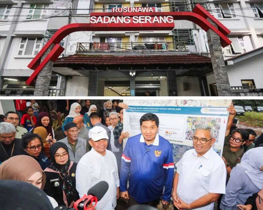 Wali Kota Bandung Muhammad Farhan saat meninjau langsung lokasi proyek pembangunan rusunami di Sadang Serang guna memastikan kesiapan lahan dan tata ruang