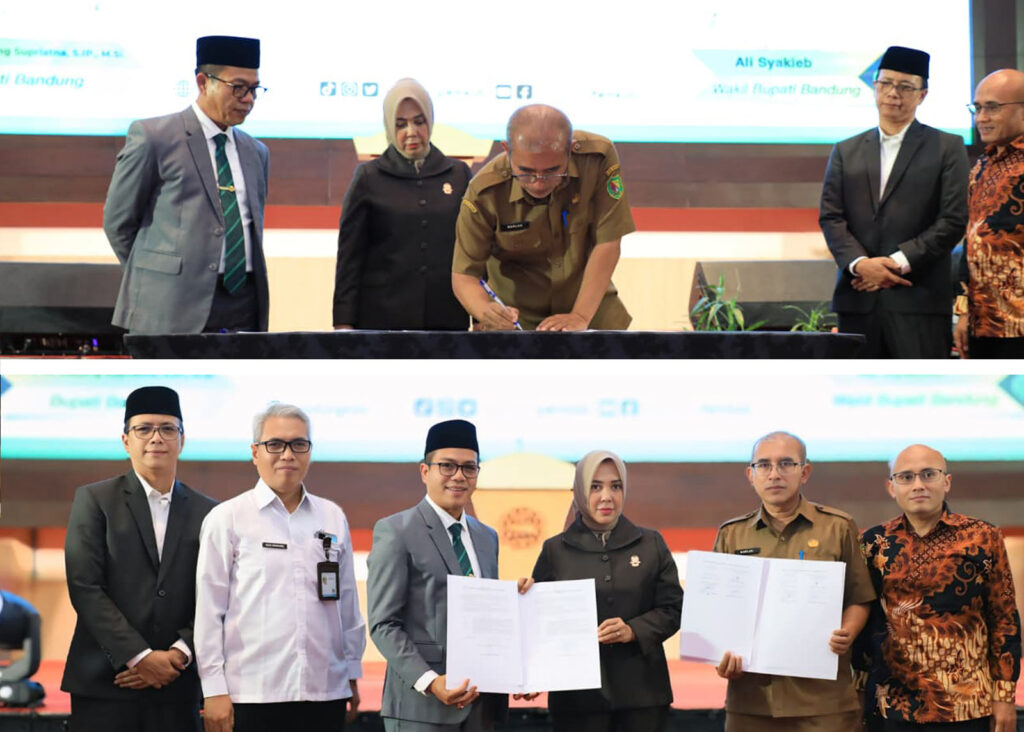 Bupati Bandung Dadang Supriatna memberikan arahan dalam Musrenbang RKPD 2027 di Hotel Grand Sunshine