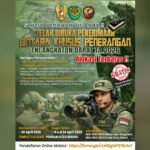 Proses pendaftaran Bintara TNI AD 2026 untuk bidang penerangan di Bandung