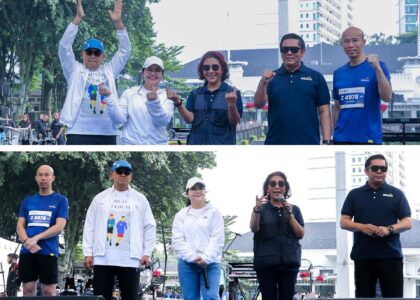 Atlet lari nasional Odekta Elvina Naibaho di Bank BJB Bandoeng 10K