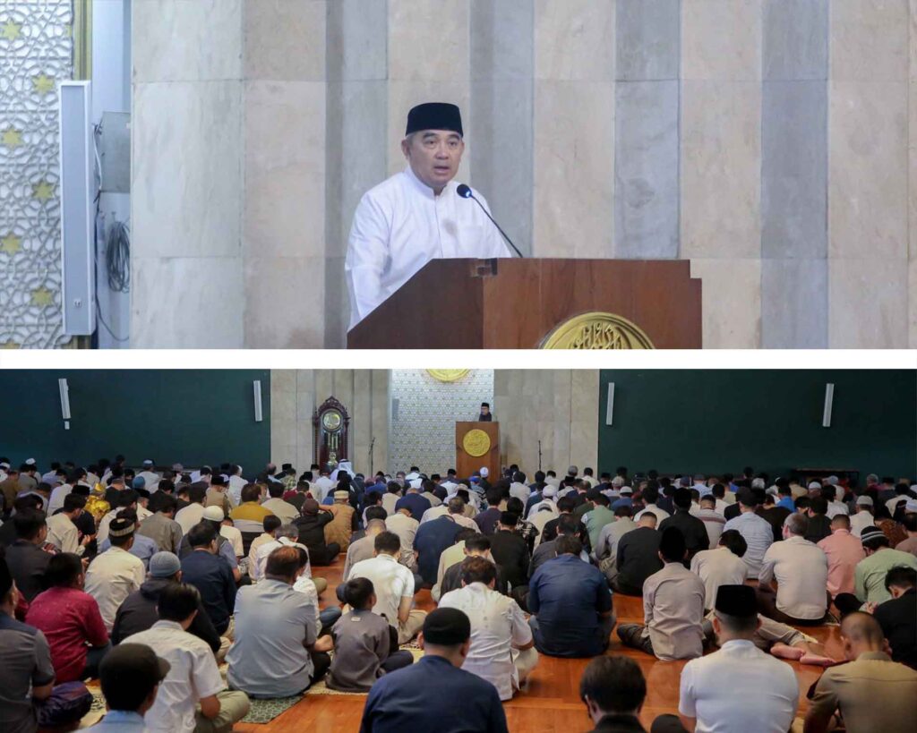 Pelaksanaan Salat Iduladha 1447 H di Kota Bandung berlangsung khidmat dan lancar di bawah cuaca yang mendukung.