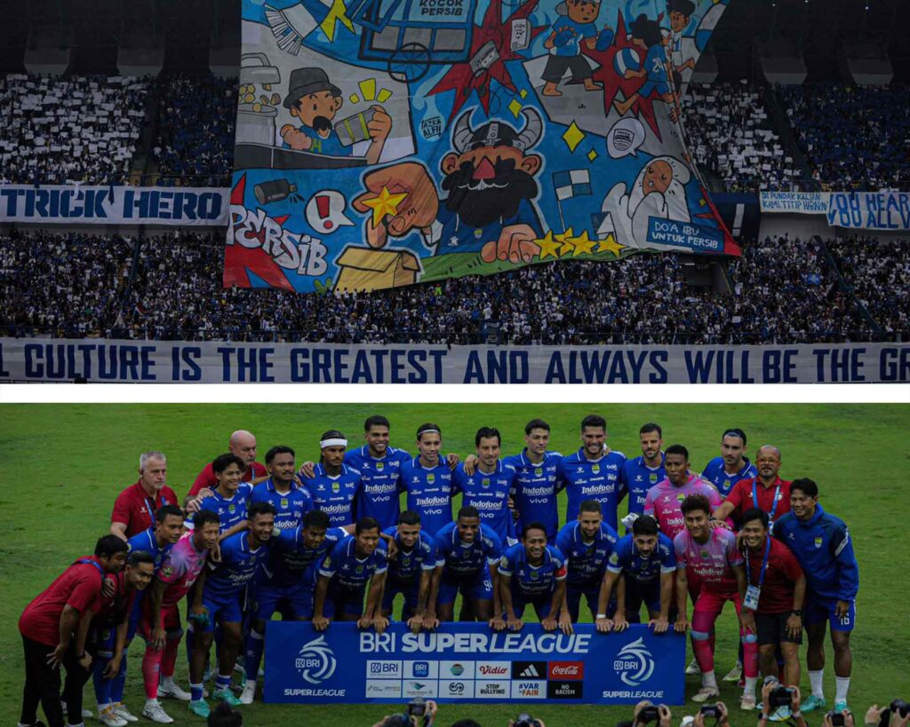 Suasana megah Stadion GBLA Bandung yang disiapkan memenuhi standar AFC untuk laga kandang Persib Bandung di ACL Two.