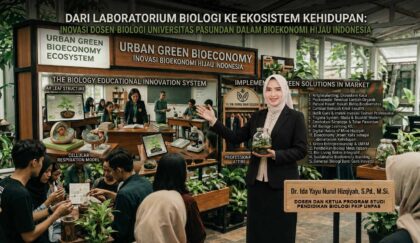 Dr. Ida Yayu Nurul Hizqiyah S.Pd . M.Si . Dosen Pendidikan Biologi Unpas Mempresentasikan Ekosistem Inovasi Bioekonomi Hijau