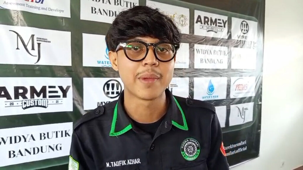 Ketua Umum Bidang Olahraga Unfari M. Taufik Azhar Memaparkan Bahwa Piala Rektor Tahun Ini Menghadirkan Beragam Cabang Olahraga Populer Termasuk Adaptasi Tren Baru Seperti E Sports