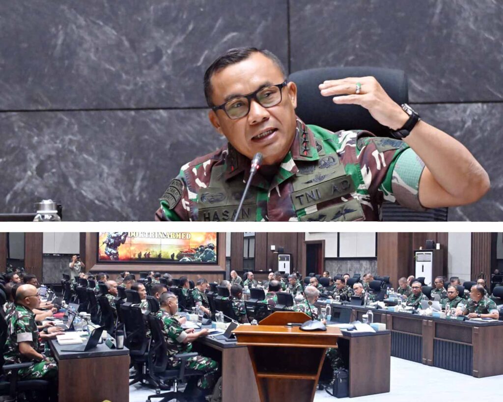 Suasana Rapat Uji Naskah II Doktrin Armed Di Ruang Ganesha Kodiklatad Bandung