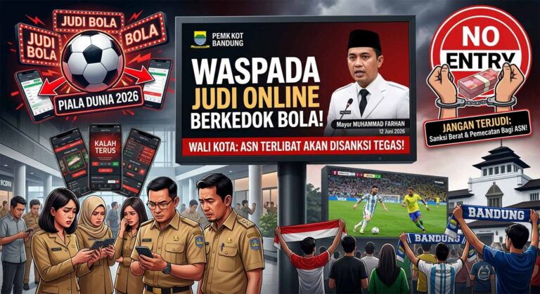 Wali Kota Bandung Muhammad Farhan Ingatkan Sanksi ASN Main Judi Online