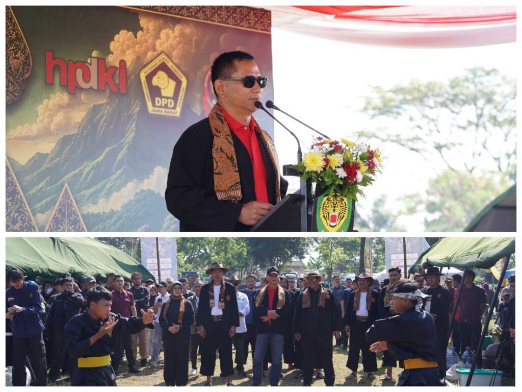 Pangdam III/Siliwangi Mayjen TNI Kosasih meninjau langsung stan peserta Festival Domba Garut 2026 di Cimahi.