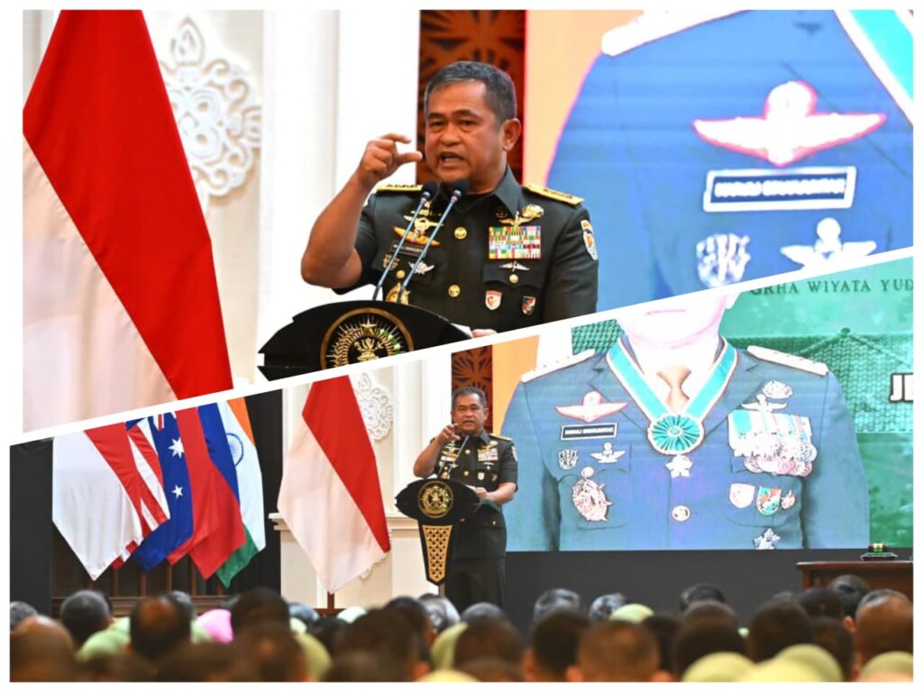 Kepala Kasad Jenderal TNI Maruli Simanjuntak memimpin jalannya upacara penutupan Dikreg ke-67 Seskoad TA 2026.