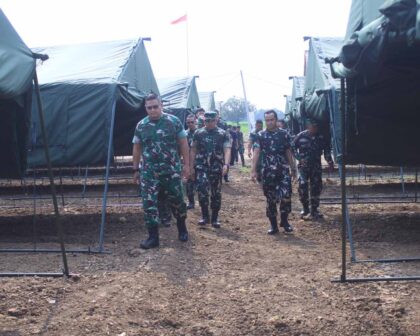 Kasdam Siliwangi Tinjau Lahan Pembangunan Yonif Tp