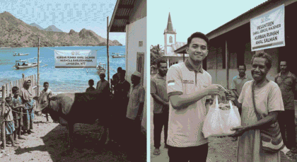 Rumah Amal Salman menyalurkan hewan kurban ke wilayah pelosok NTT dan Papua (Dok. AI)