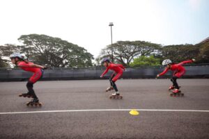 Latihan Sepatu Roda Anak B Blade Bandung