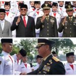 Pangdam III Siliwangi Mayjen TNI Kosasih bersama jajaran Forkopimda Jabar dan Paskibra pada upacara Hari Lahir Pancasila 2026 di Bandung