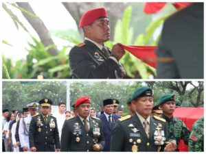 Prosesi pemakaman militer Jenderal TNI Purn Ryamizard Ryacudu di TMP Kalibata dihadiri pejabat tinggi negara.