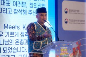 Wakil Wali Kota Bandung Erwin di acara Rhythm & Recipes Consumer Experience Paskal 23