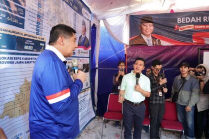 Kunjungan Menteri Pkp Bupati Bandung Cilampeni