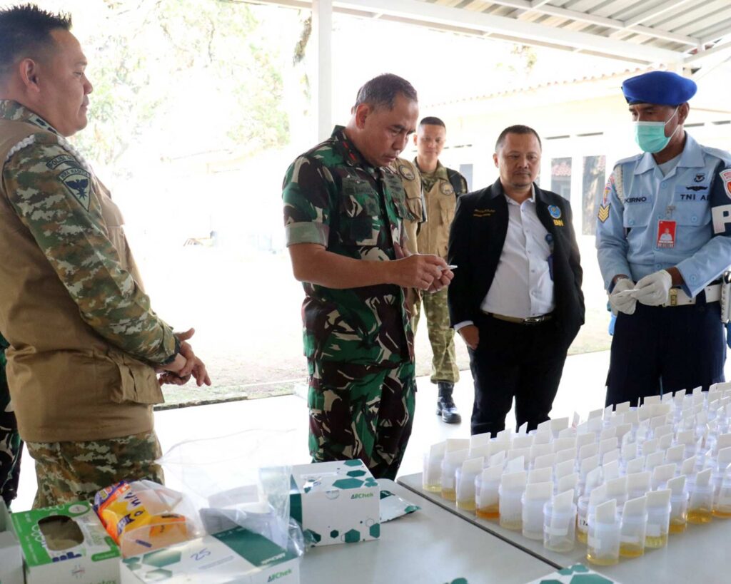 Tes Urine Personel Lanud Sulaiman P4gn