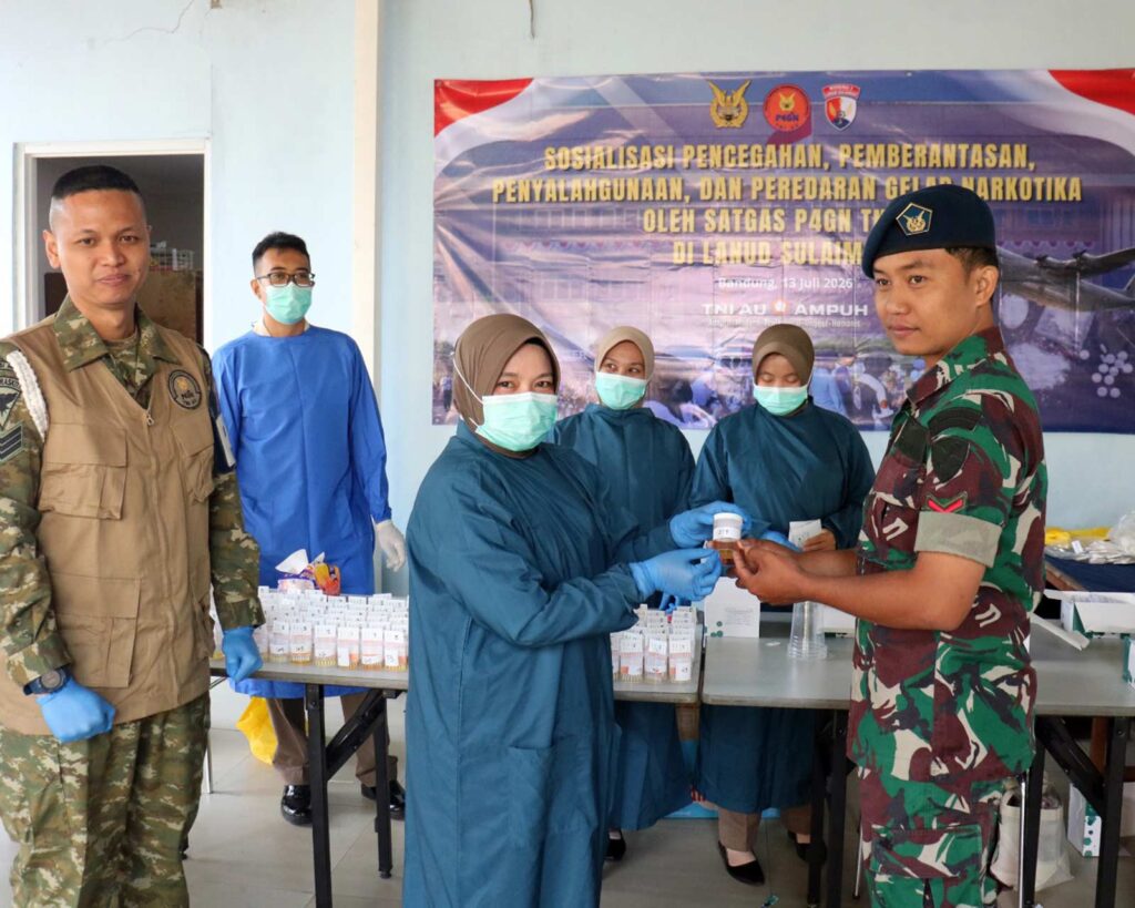Tes Urine Personel Lanud Sulaiman P4gn 2
