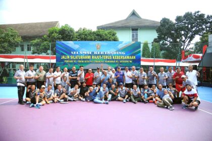 Kekompakan Perwira Alumni Akmil Leting 1992 Hingga 1996 Dalam Kegiatan Olahraga Bersama TNI AD 2026