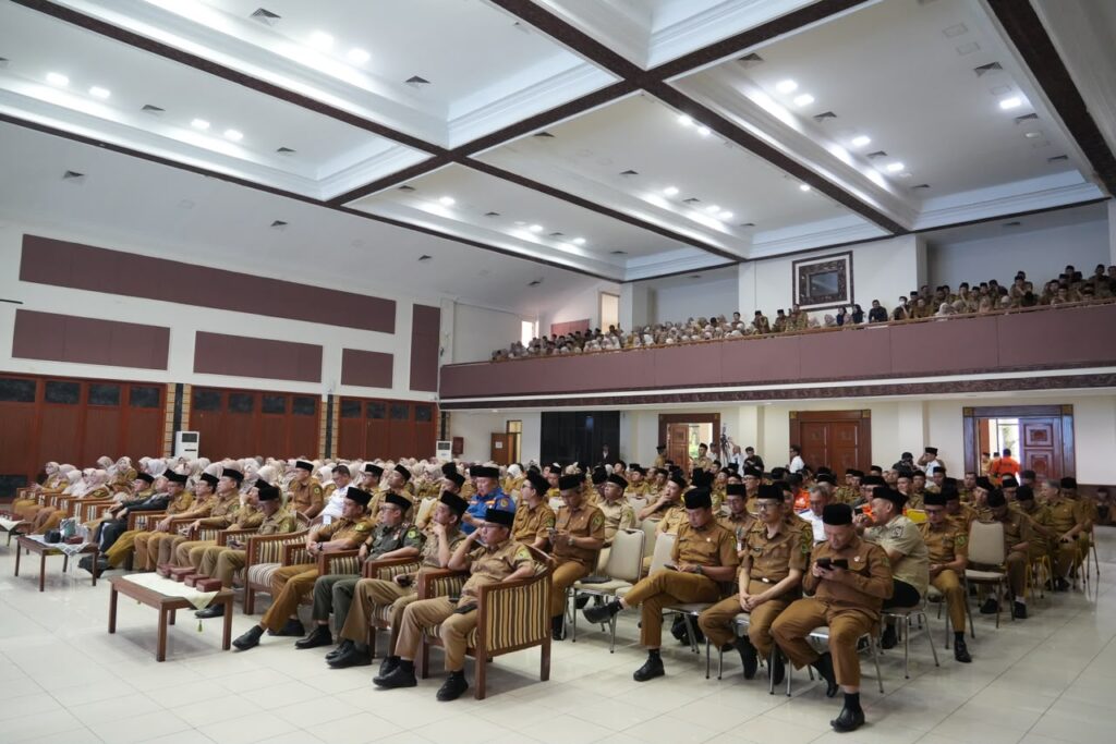 Suasana Agenda Silaturahmi Jajaran Aparatur Sipil Negara ASN Kabupaten Bandung