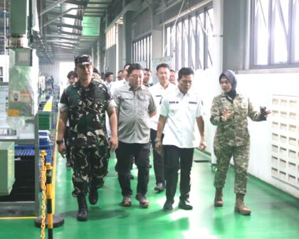 Dandim Bupati Bandung Tinjau Pabrik Motah