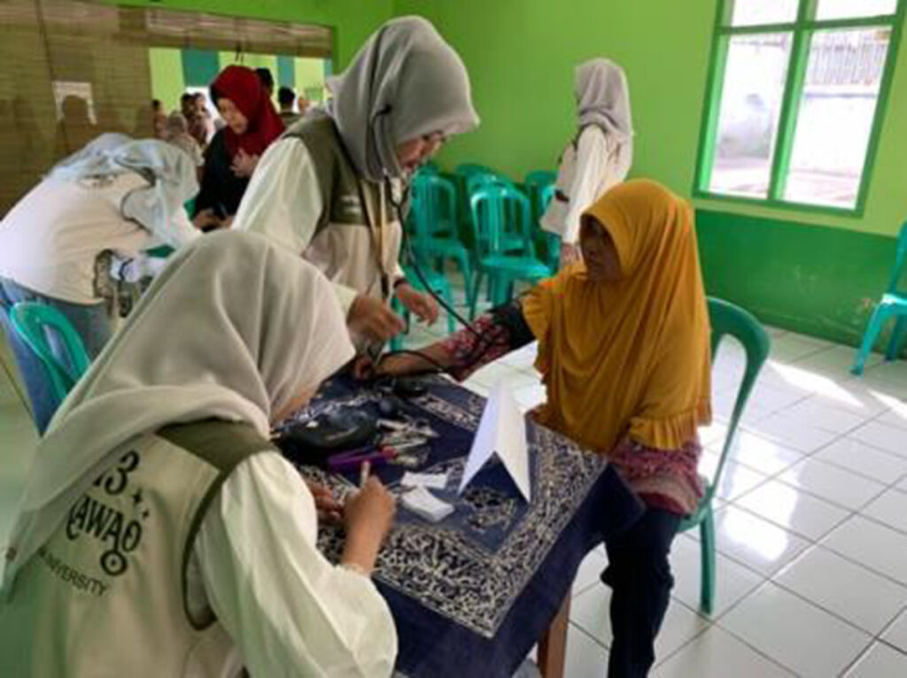 Kkn Ubk Screening Kesehatan Desa Cikawao
