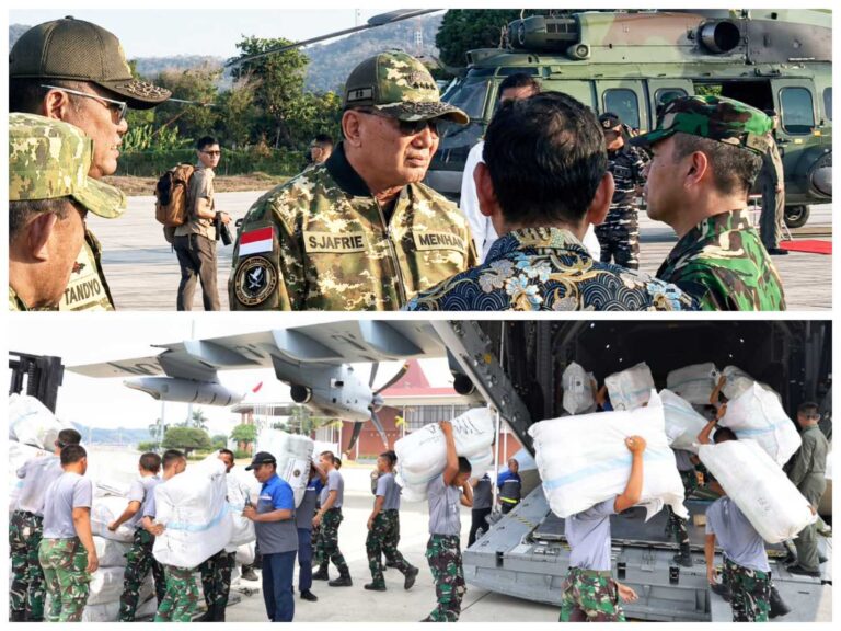 Menhan Sjafrie Bantuan Gempa Ntt Hut Ri 81
