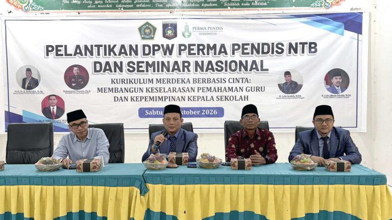 Resmi Dikukuhkan DPW Permapendis NTB Siap Dorong Mutu Pendidikan Islam