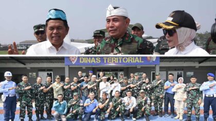 Solusi Banjir Puluhan Tahun Jalan Dengdek KDM Puji Inisiatif Lanud Sulaiman Pangkas Luapan Sungai