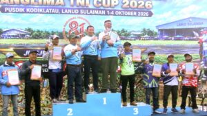 Upacara Penutupan Panglima TNI Cup Lomba Merpati Balap Oleh Danpusdik Kodiklatau